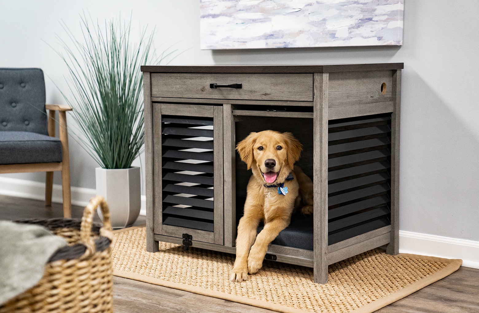 141-barrister-dog-crate-2.jpg Barrister Dog Crate