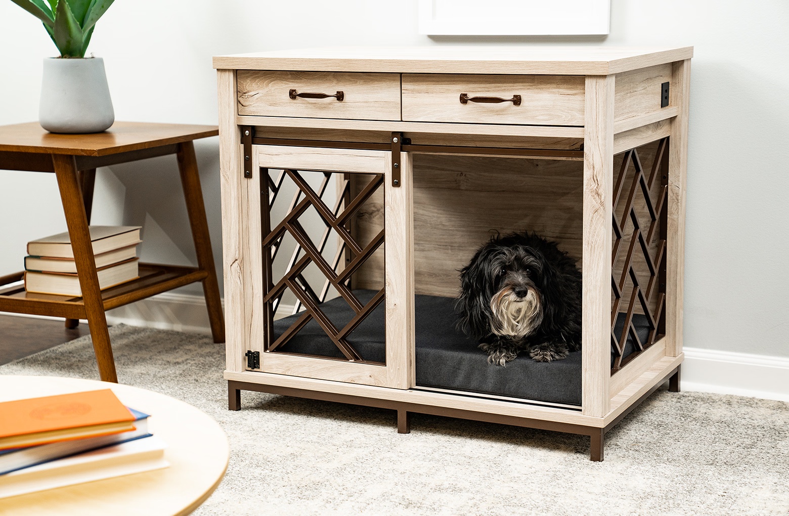 142-barn-door-dog-crate-2.jpg Barn Door Dog Crate