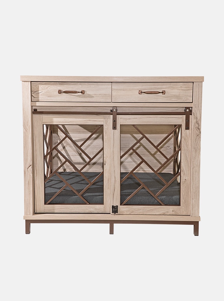 142-barn-door-dog-crate-3.jpg Barn Door Dog Crate